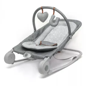 2-in-1 Bouncer & Rocker Duo - Heather Gray