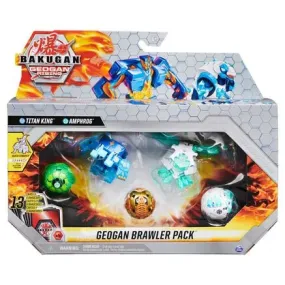 Bakugan Geogan Rising Brawler Pack - Aquos Titan King & Amphrog 5-Pack