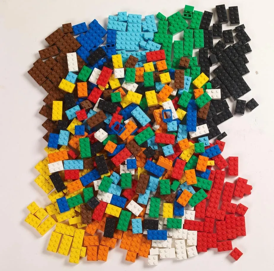 Box of Blocks 500-Piece Building Blocks