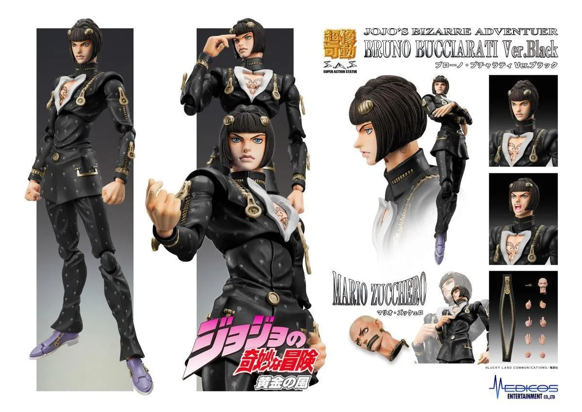 Bruno Bucciarati Ver.Black - Medicos Super Action Statue (JoJo's Bizarre Adventure Part 5)