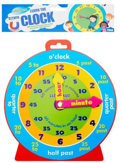 Clever Kidz Magnetic Clever Clock