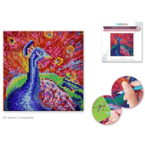 Craft Medley Kit: Diy Diamond Painting Kit Peacock