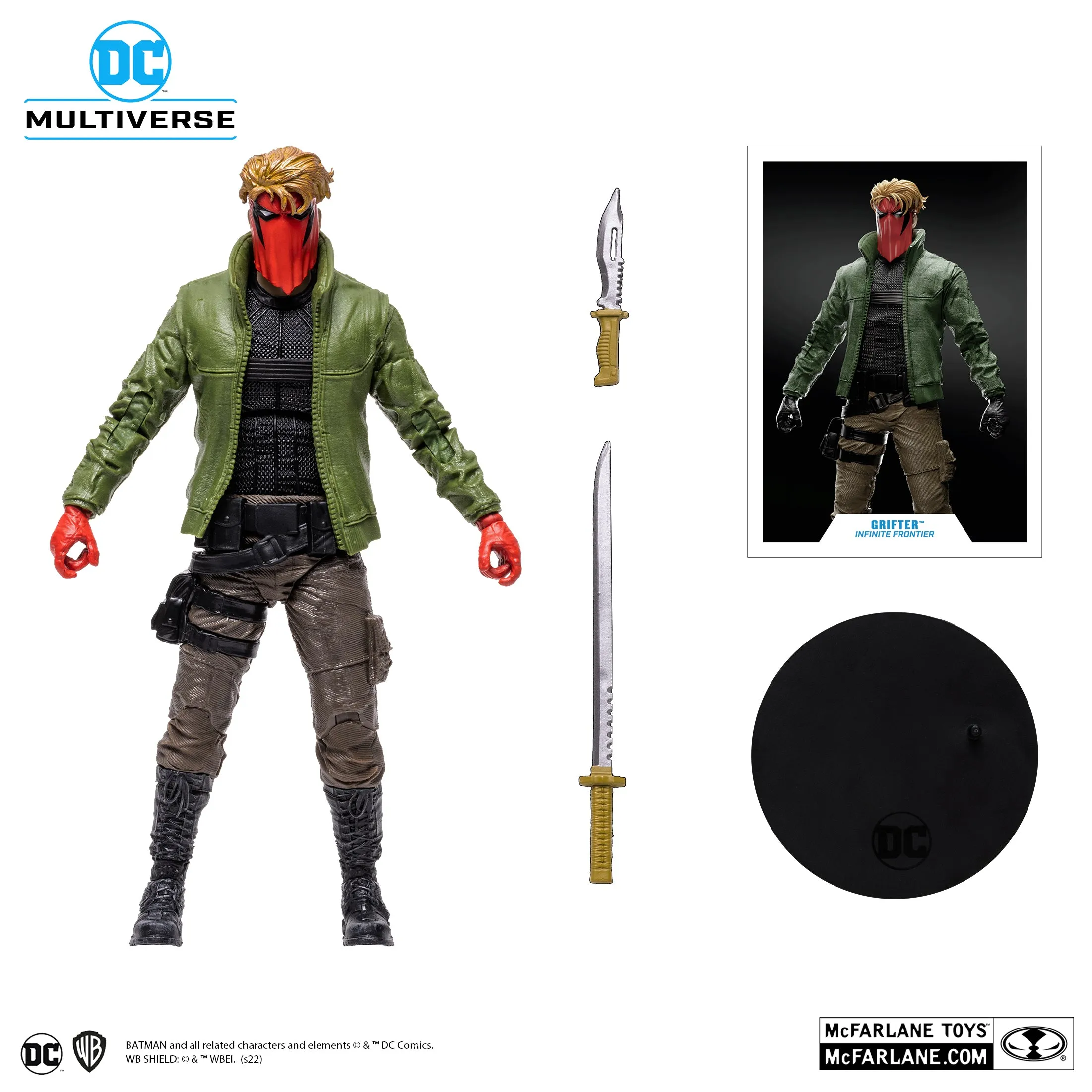 DC Multiverse Grifter Infinite Frontier 7" Inch Scale Action Figure - McFarlane Toys