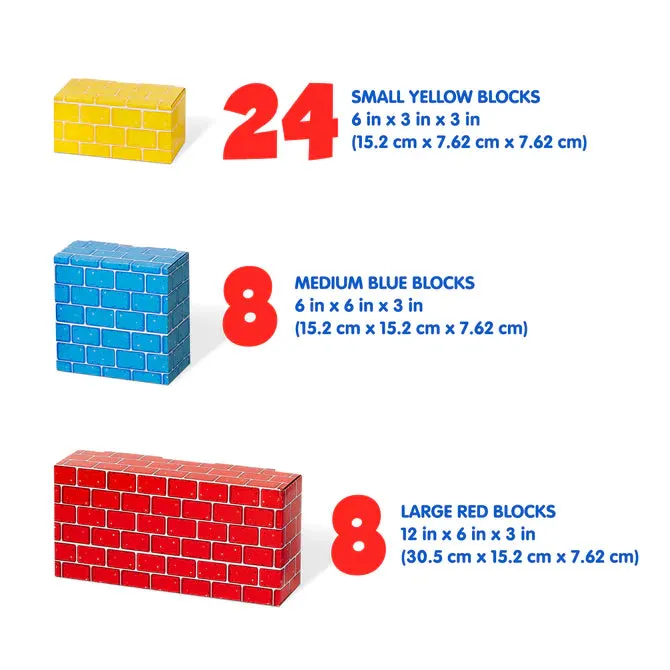 deluxe jumbo cardboard blocks