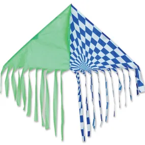 Fringe Delta Kite - Green/Blue