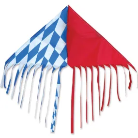 Fringe Delta Kite - Red/Blue