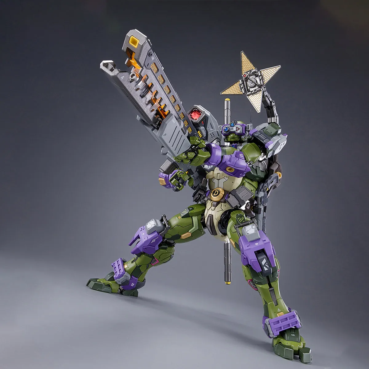 HiPlay Heatboys, Turtles Donatello, Alloy Mecha Style Action Figure Full Set