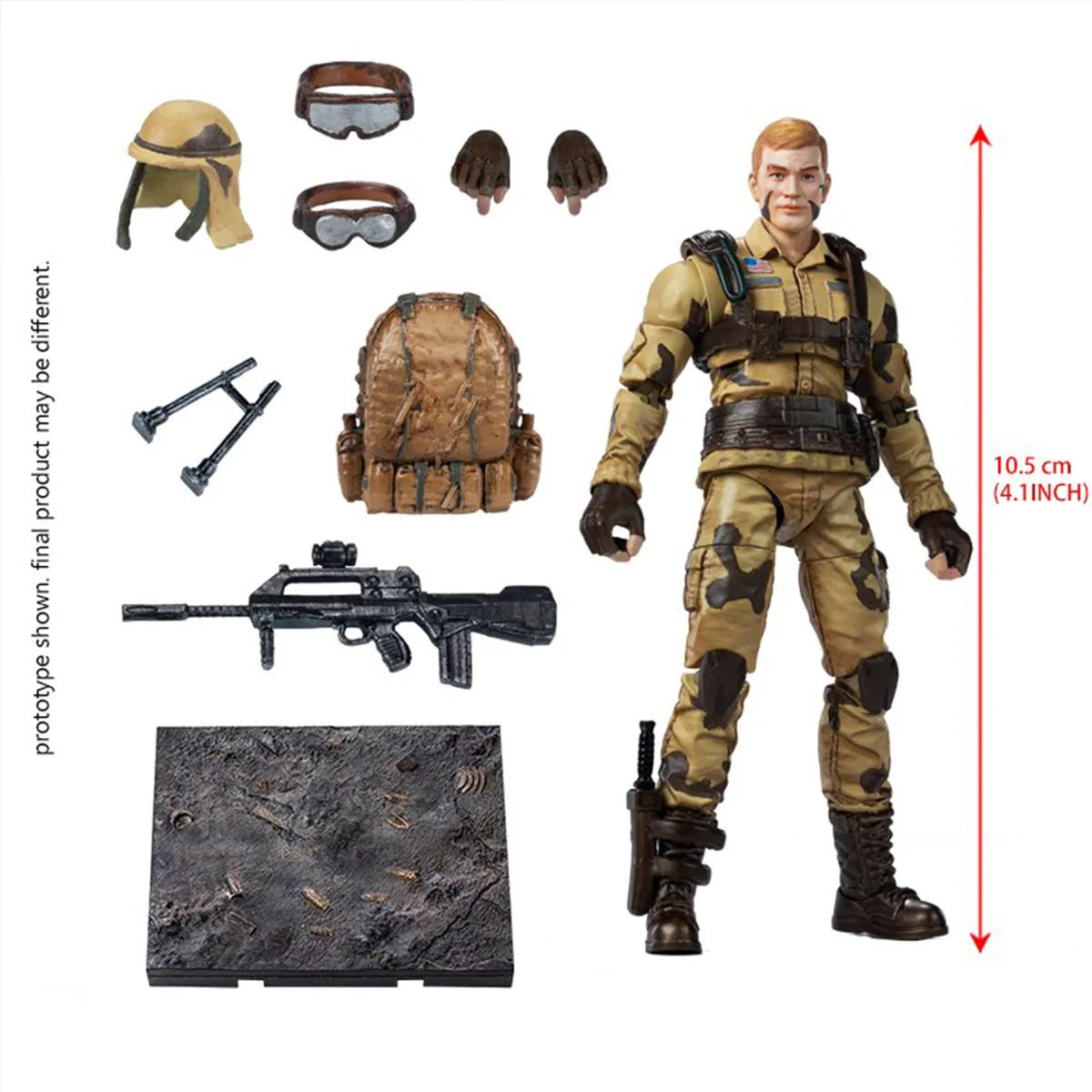 HiPlay HIYA EXQUISITE MINI Series, G.I.Joe: Dusty, Figure Full Set