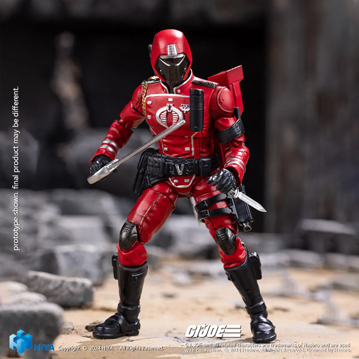 HiPlay HIYA G.I.JOE Crimson Guard, Action Figure Full Set