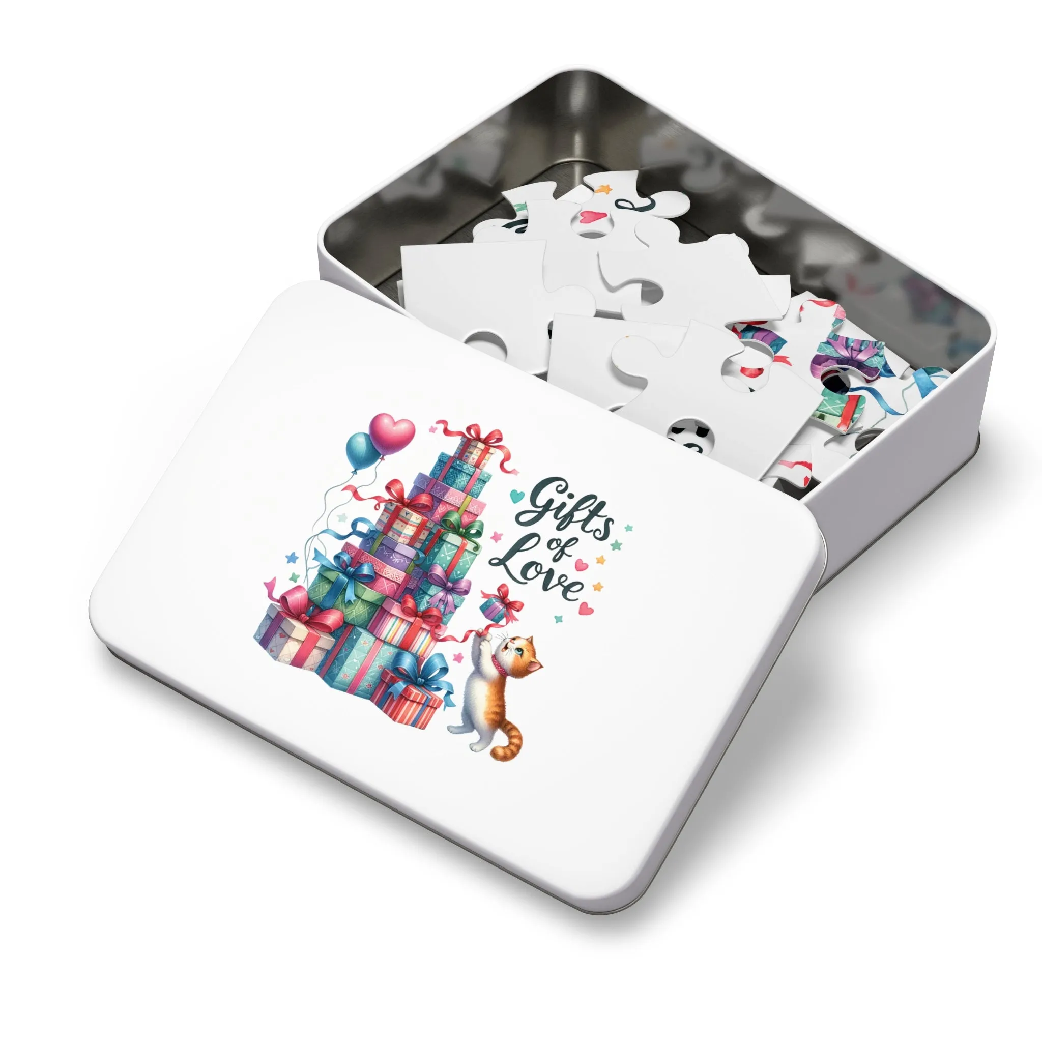 Jigsaw Puzzle, Christmas, Present Tree, Personalised/Non-Personalised (30, 110, 252, 500,1000-Piece)