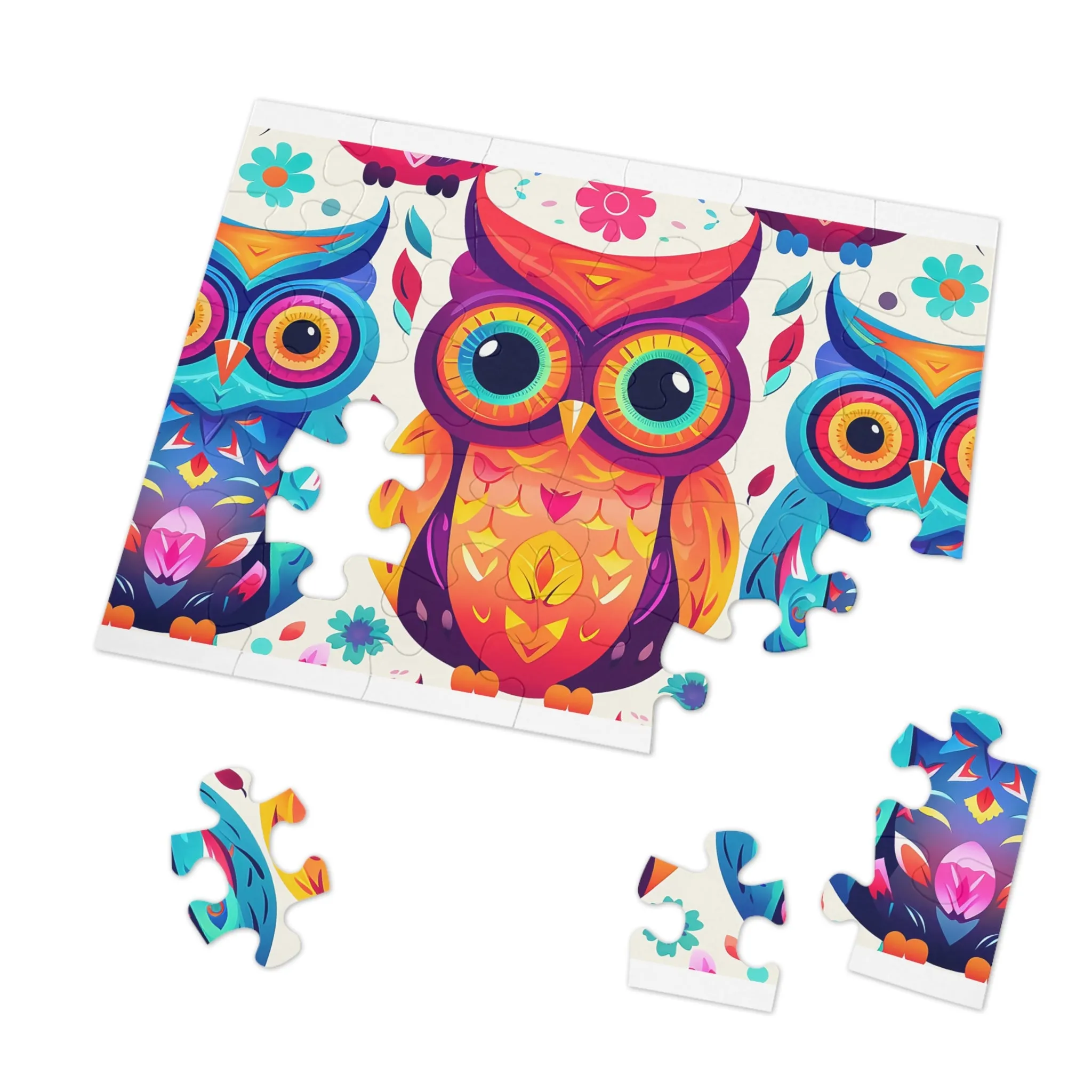 Jigsaw Puzzle, Owl, Personalised/Non-Personalised (30, 110, 252, 500,1000-Piece)