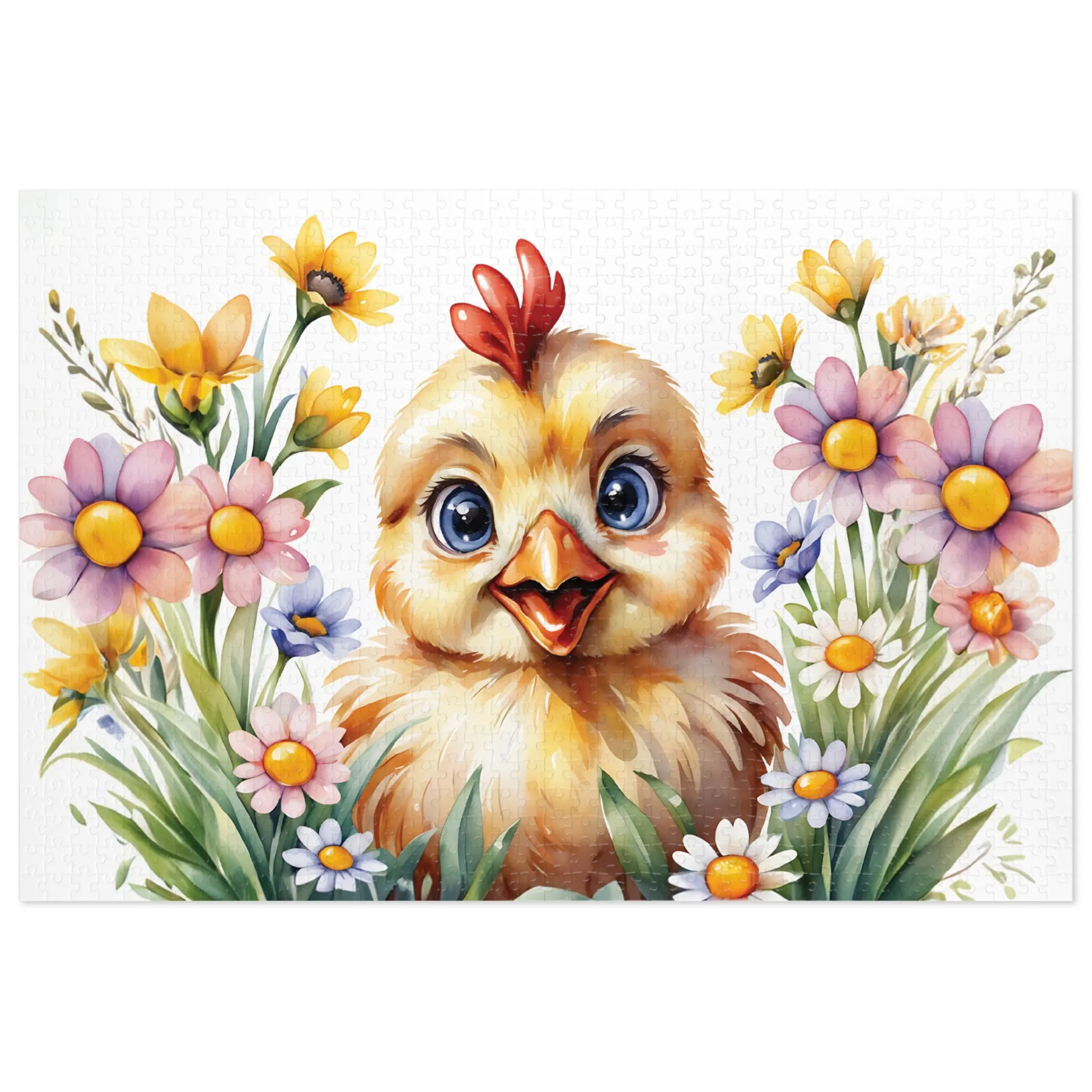 Jigsaw Puzzle, Western, Chicken, Personalised/Non-Personalised (30, 110, 252, 500,1000-Piece)