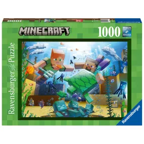 Minecraft Mosaic 1000 Piece Puzzle