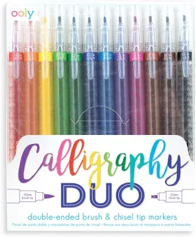 Ooly Calligraphy Duo Markers - Set of 12