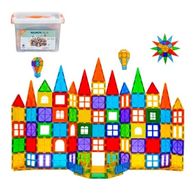 Playpals 120PCS Kids Magnetic Tiles Blocks Building Educational Toys Child Gift