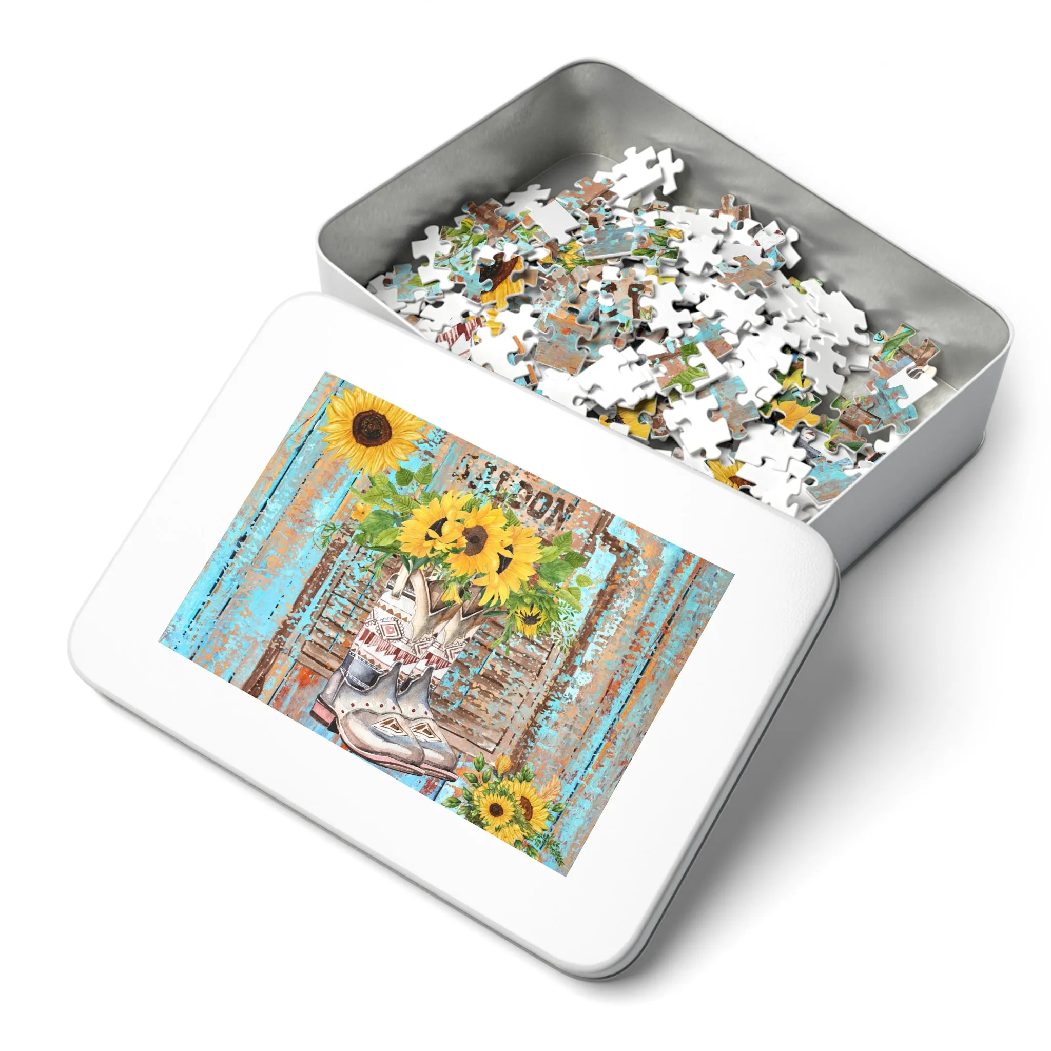 Puzzle, Country and Western, Personalised/Non-Personalised (30, 110, 252, 500,1000-Piece) awd-667