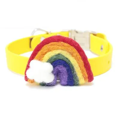 Rainbow Dog Collar Accessory (4 Colors)