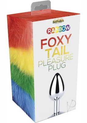 Rainbow Foxy Tail Butt Plug